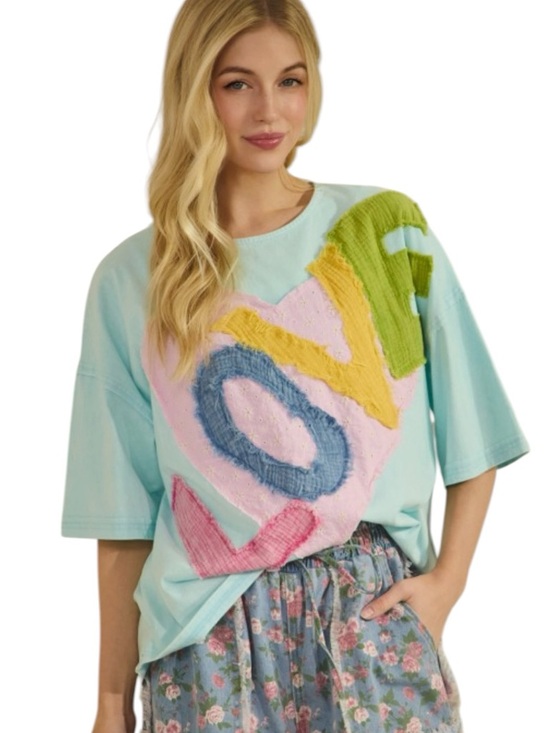 Sage + Fig Tops - 157:  SAGE + FIG NWT TOP SKY BLUE  (H4)